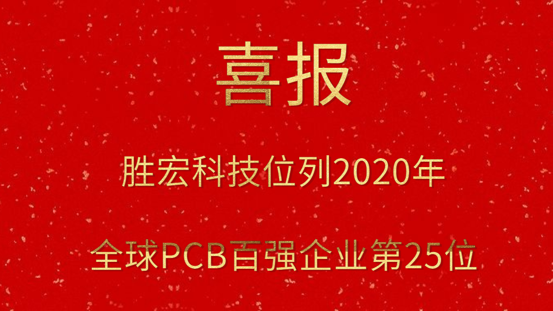 lewin乐玩科技位列2020年全球PCB百强企业第25位